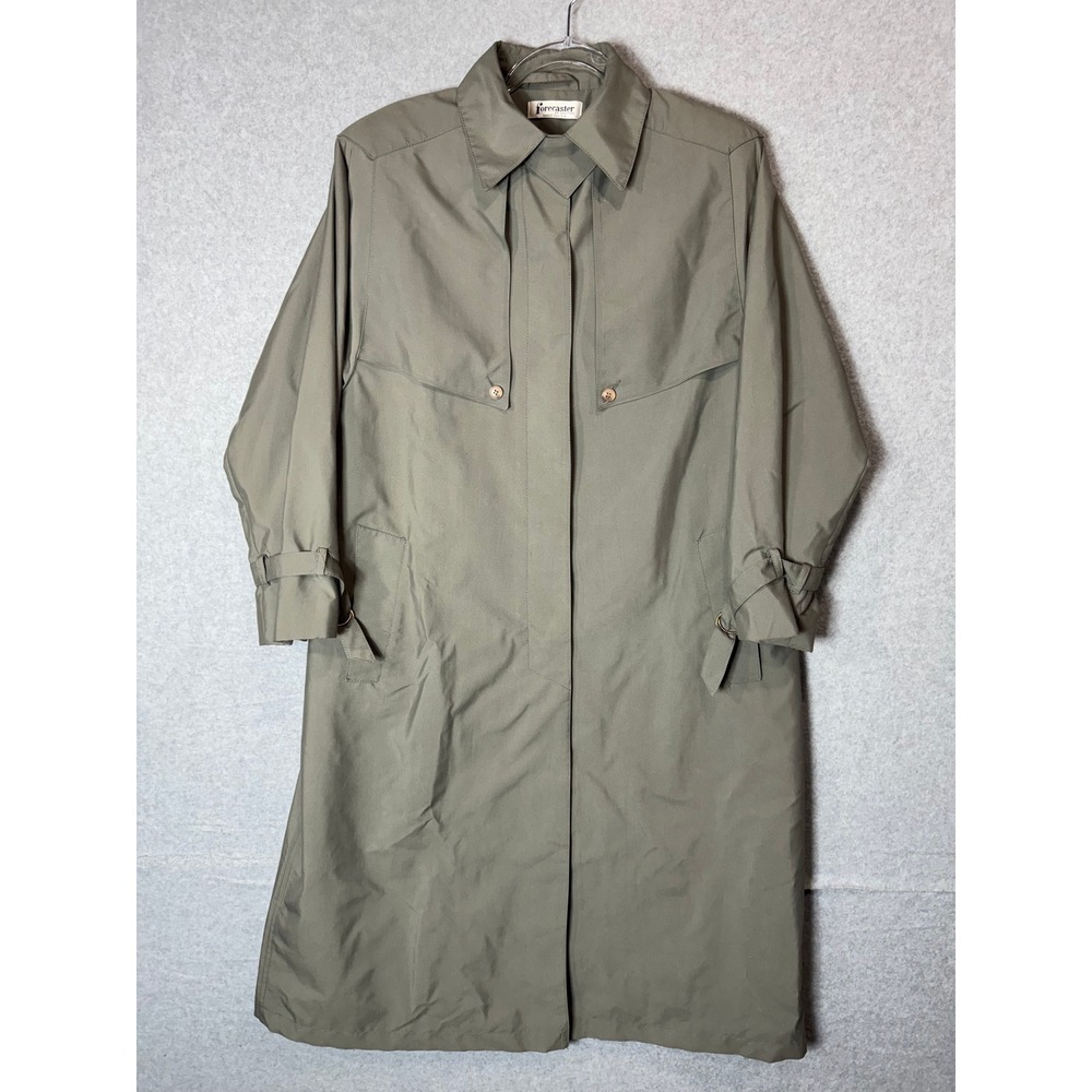 Forecaster of Boston Trench Coat Womens 9/10‎ Over Rain Coat Tan Vintage